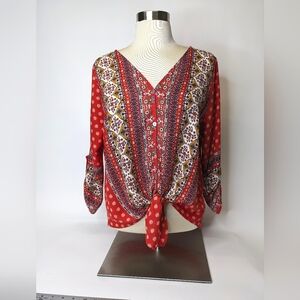 West Kei Bohemian Blouse Size S